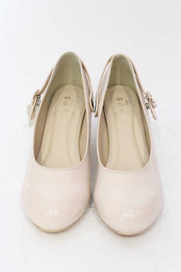 画像2: axes femme / 飾りバックル2WAYパンプス M アイボリー O-25-06-14-081-AX-SH-IG-OS (2)