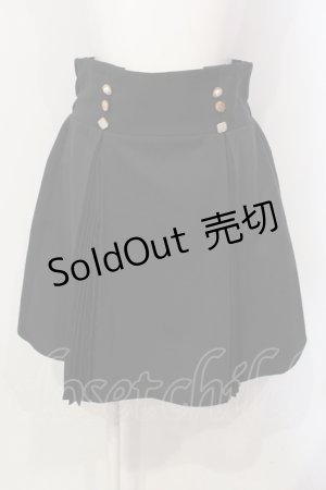 画像: axes femme POETIQUE / プリーツデザインミニスカート M クロ O-25-06-14-012-AX-SK-IG-OS