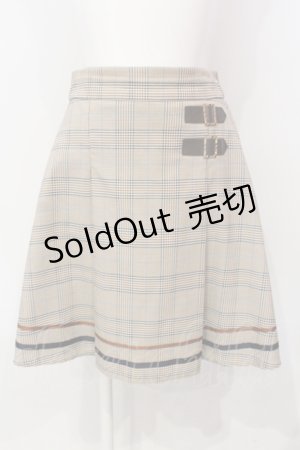 画像: axes femme POETIQUE / サイドベルト使いスカート M ベージュ O-25-06-14-013-AX-SK-IG-OS