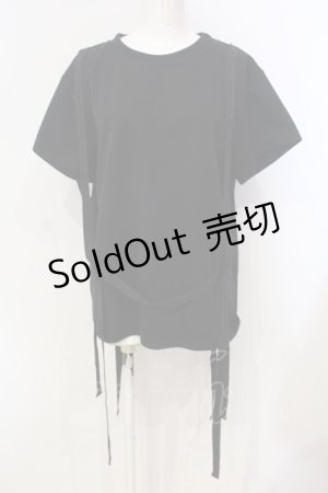 画像: GLAD NEWS / コード付きTシャツ  ブラック O-25-06-14-021-GL-TS-YM-OS