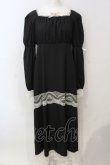 画像1: FLC / レースワンピース（星名桜子） M クロ×シロ O-25-06-14-025-LO-OP-OW-ZT090 (1)