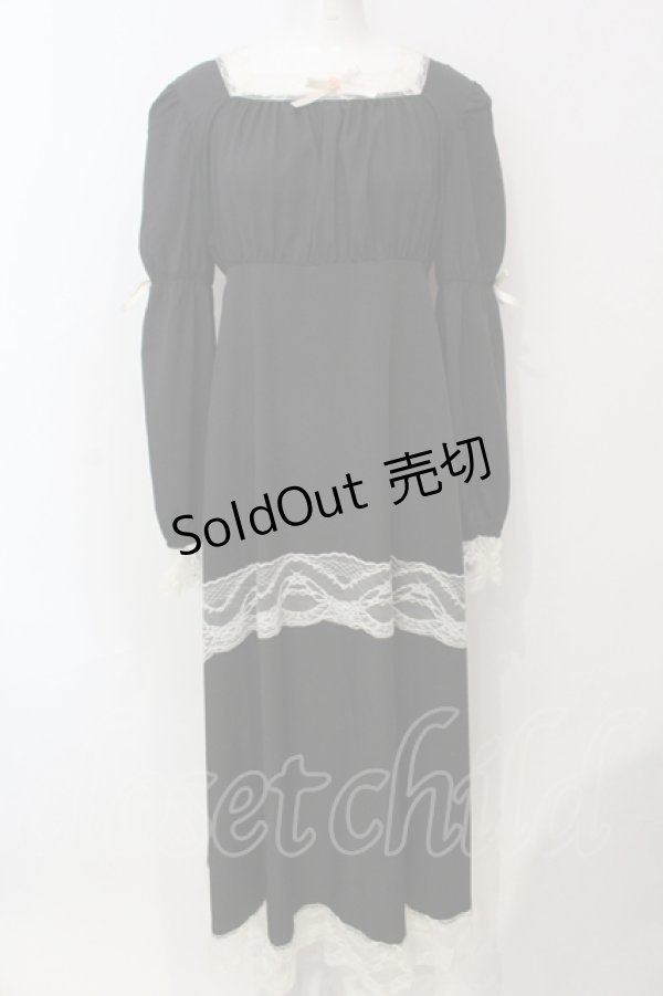 画像1: FLC / レースワンピース（星名桜子） M クロ×シロ O-25-06-14-025-LO-OP-OW-ZT090 (1)