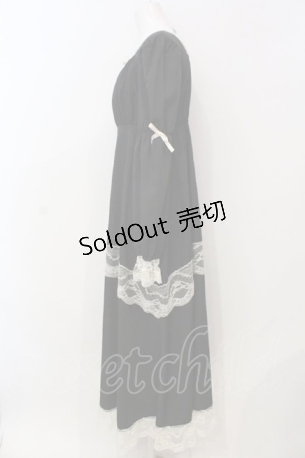 画像3: FLC / レースワンピース（星名桜子） M クロ×シロ O-25-06-14-025-LO-OP-OW-ZT090 (3)