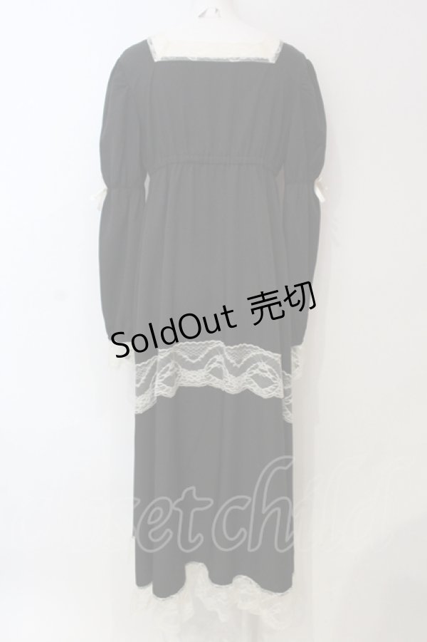 画像4: FLC / レースワンピース（星名桜子） M クロ×シロ O-25-06-14-025-LO-OP-OW-ZT090 (4)
