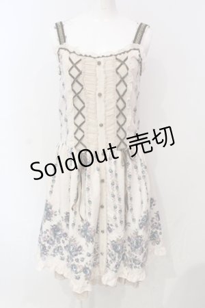 画像: axes femme / ローズストライプワンピース M ベージュ O-25-06-14-034-AX-OP-YM-OS