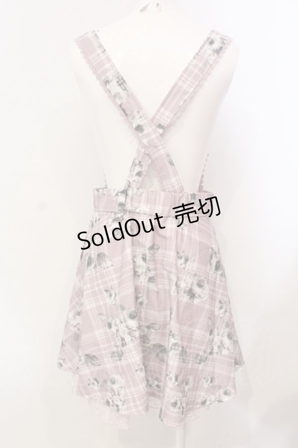 画像2: axes femme / バラチェックジャンドレ M ラベンダー O-25-06-14-037-AX-SK-YM-ZT148 (2)