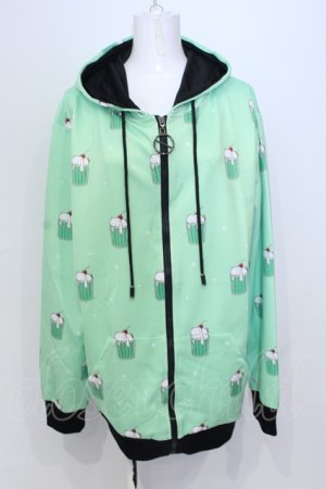 画像: NieR Clothing / MELON CREAM SODA ZIP OUTER パーカー  メロン O-25-06-16-001-PU-TO-IG-OS