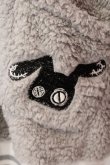 画像2: NieR Clothing / 刺繍入りボアパーカー  グレー O-25-06-16-047-PU-TO-IG-OS (2)