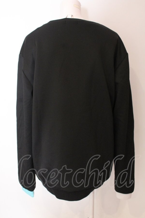 画像2: NieR Clothing / 防寒内側ふわもこプルオーバー【シエル】  ブラック O-25-06-16-051-PU-TO-IG-ZT023 (2)