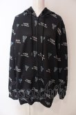 画像1: NieR Clothing / ドット絵ZIP OUTER アウター  シエル ブラック O-25-06-16-052-PU-TO-IG-OS (1)