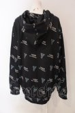 画像2: NieR Clothing / ドット絵ZIP OUTER アウター  シエル ブラック O-25-06-16-052-PU-TO-IG-OS (2)