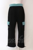 画像4: NieR Clothing / 襟デザインパンツ  ブラック O-25-06-16-054-PU-PA-IG-OS (4)