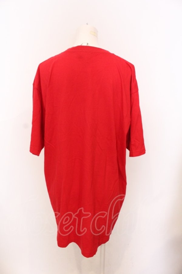 画像2: NieR Clothing / CHINA風DESIGN CUTSEW【RED×BLACK】 カットソー XL レッド O-25-06-16-007-PU-TO-IG-OS (2)