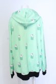 画像2: NieR Clothing / MELON CREAM SODA ZIP OUTER パーカー  メロン O-25-06-16-001-PU-TO-IG-OS (2)