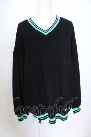 画像: NieR Clothing / UNISEX KNIT PULLOVER【シエル】 ニット  ブラック O-25-06-16-002-PU-TO-IG-OS
