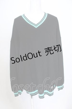 画像: NieR Clothing / UNISEX KNIT PULLOVER【シエル】 ニット  ブラック O-25-06-16-002-PU-TO-IG-ZT112