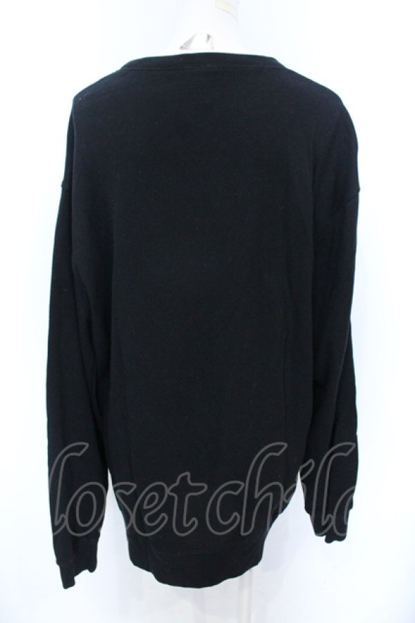 画像2: NieR Clothing / ユニセックスブラックトレーナー【九尾】 2XL ブラック O-25-06-16-014-PU-TO-IG-OS (2)