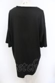 画像2: NieR Clothing / 擬人化HALF SLEEVE BIG CUTSEW カットソー F ブラック O-25-06-16-016-PU-TO-IG-OS (2)