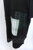 画像3: NieR Clothing / ポケット付きパッチワークプルオーバー【シエル】  ブラック O-25-06-16-018-PU-TO-IG-OS (3)