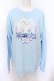 画像1: NieR Clothing / Nierちゃんスウェット XL サックス O-25-06-16-020-PU-TO-IG-OS (1)