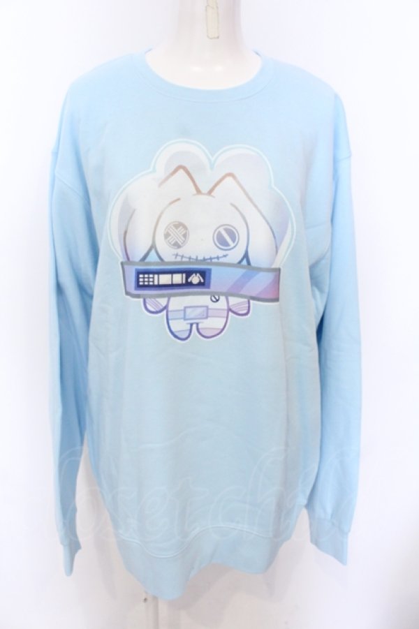 画像1: NieR Clothing / Nierちゃんスウェット XL サックス O-25-06-16-020-PU-TO-IG-OS (1)