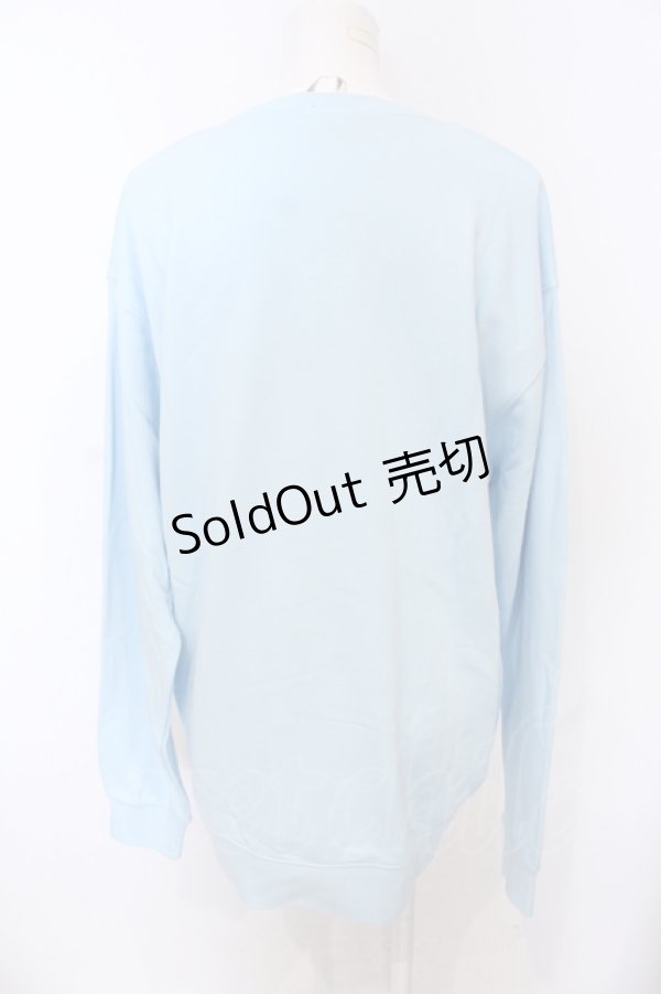 画像2: NieR CLOTHING / Nierちゃんスウェット XL サックス O-25-06-16-020-PU-TO-IG-ZT280 (2)