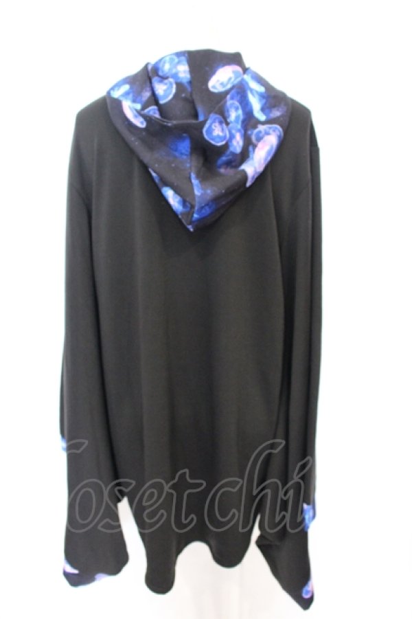 NieR CLOTHING ニーアクロージング　着物風袖ブロッキングシャツ　海月 NieR Clothing / 冬用×内側さらふわ着物風袖ブロッキングシャツ