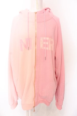 画像: NieR Clothing / 防寒裏起毛TWO-TONE DOUBLE ZIP PARKA【ROSE】 パーカー  ピンク O-25-06-16-026-PU-TO-IG-OS