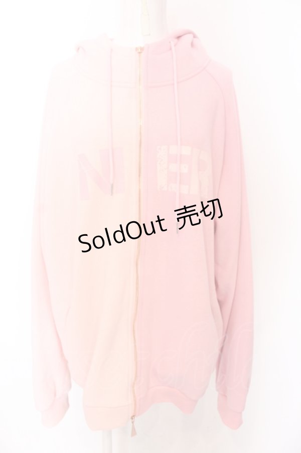 画像1: NieR Clothing / 防寒裏起毛TWO-TONE DOUBLE ZIP PARKA【ROSE】 パーカー  ピンク O-25-06-16-026-PU-TO-IG-ZT008 (1)