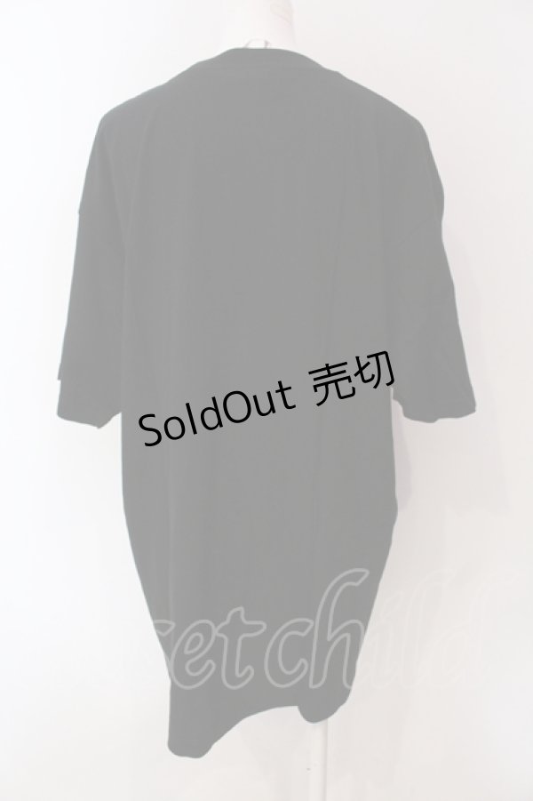 画像2: NieR Clothing / CHINA風DESIGN CUTSEW【RED×BLACK】 カットソー  ブラック O-25-06-16-030-PU-TO-IG-ZT201 (2)