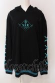 画像1: NieR Clothing / シエルオフショル猫耳パーカー  ブラック O-25-06-16-036-PU-TO-IG-ZT201 (1)