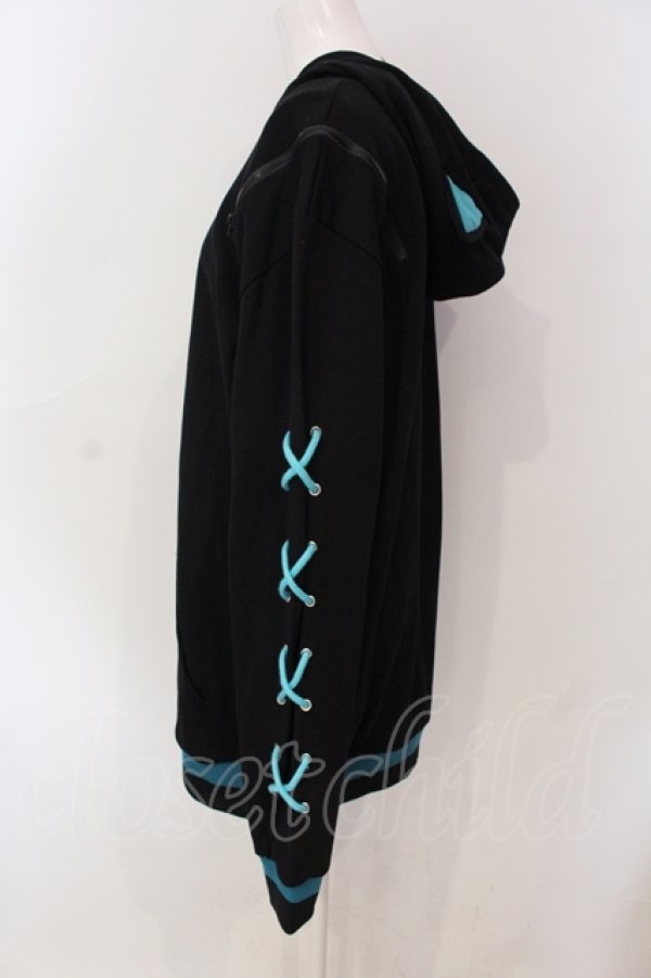 画像2: NieR Clothing / シエルオフショル猫耳パーカー  ブラック O-25-06-16-036-PU-TO-IG-ZT201 (2)