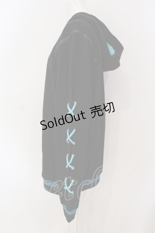 画像2: NieR CLOTHING / シエルオフショル猫耳パーカー  ブラック O-25-06-16-036-PU-TO-IG-ZT201 (2)