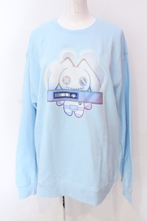 画像: NieR Clothing / Nierちゃんスウェット  サックス O-25-06-16-037-PU-TO-IG-OS