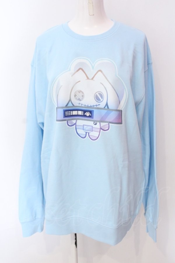 画像1: NieR Clothing / Nierちゃんスウェット  サックス O-25-06-16-037-PU-TO-IG-OS (1)