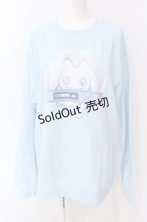 画像1: NieR Clothing / Nierちゃんスウェット  サックス O-25-06-16-037-PU-TO-IG-ZT010 (1)