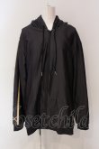 画像1: NieR Clothing / ふわもこZIPパーカー  ブラック×ベージュ O-25-06-16-039-PU-TO-IG-OS (1)