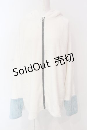 画像: NieR Clothing / しろくまふわもこパーカー  ホワイト O-25-06-16-040-PU-TO-IG-ZT203