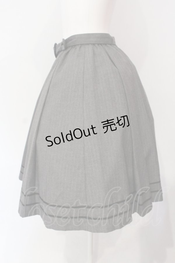 画像2: metamorphose / スクールスカート（ミディアム）  グレー O-25-06-17-007-ME-SK-IG-ZT468 (2)