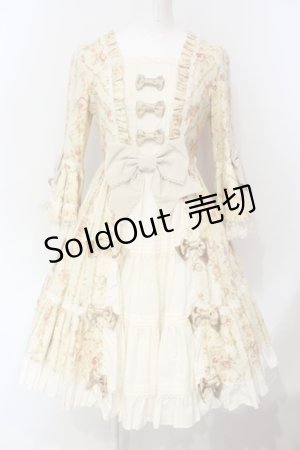 画像: Angelic Pretty / Rosy Rose Princessワンピース . 生成り O-25-06-17-021-AP-OP-IG-OS