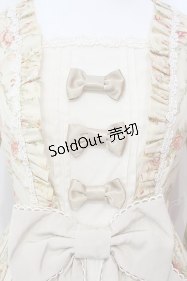 画像2: Angelic Pretty / Rosy Rose Princessワンピース . 生成り O-25-06-17-021-AP-OP-IG-OS (2)