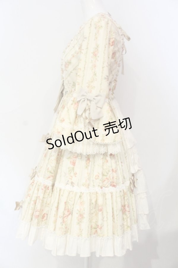 画像4: Angelic Pretty / Rosy Rose Princessワンピース . 生成り O-25-06-17-021-AP-OP-IG-OS (4)