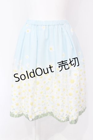 画像: MILK / Daisy fieldスカート  サックスガーデン O-25-06-19-031-ML-SK-OW-OS
