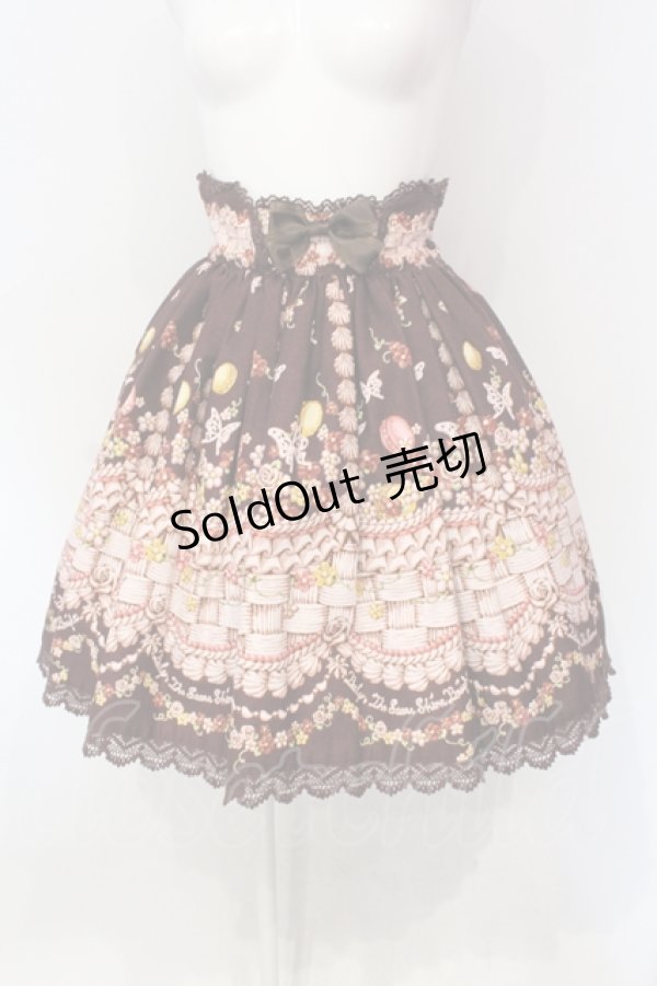 画像1: BABY,THE STARS SHINE BRIGHT / Icing Dancing Cakeスカート  ブラウン O-25-06-19-004-BA-SK-OW-OS (1)