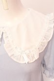 画像2: Ank Rouge / はしごレースリボンカットワンピース M サックス O-25-06-19-037-CA-OP-OW-OS (2)