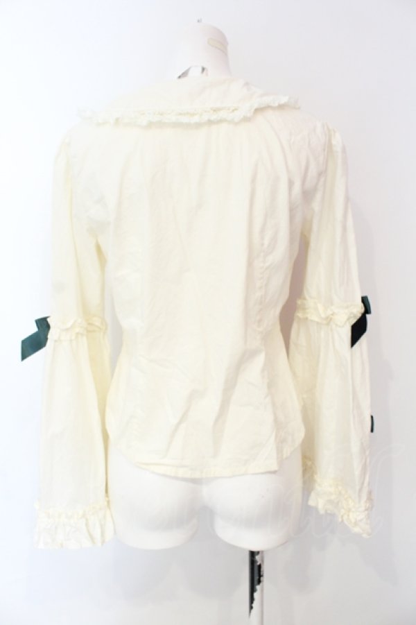 画像6: BABY,THE STARS SHINE BRIGHT / Sweet Heart Cross ブラウス  キナリ×グリーン O-25-06-19-042-BA-BL-OW-OS (6)