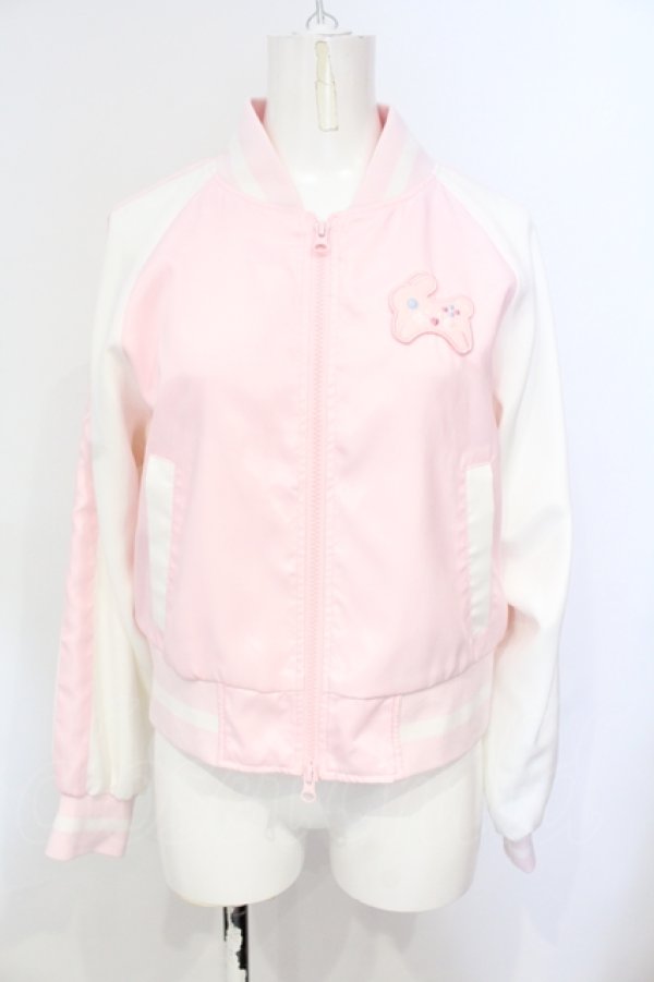 画像1: Angelic Pretty / Photogenic Palletブルゾン  ピンク×シロ O-25-06-19-053-AP-JA-OW-OS (1)