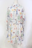 画像1: Jane Marple / Toy's Departmentシャツワンピース M サックス O-25-06-19-054-JM-OP-IG-OS (1)
