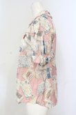 画像2: Jane Marple / Precious Cardsのブラウス M ピンク O-25-06-19-055-JM-BL-IG-OS (2)