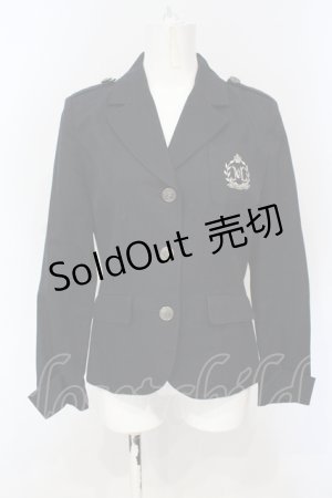 画像: metamorphose / スクールジャケット  クロ O-25-06-19-058-ME-JA-IG-OS